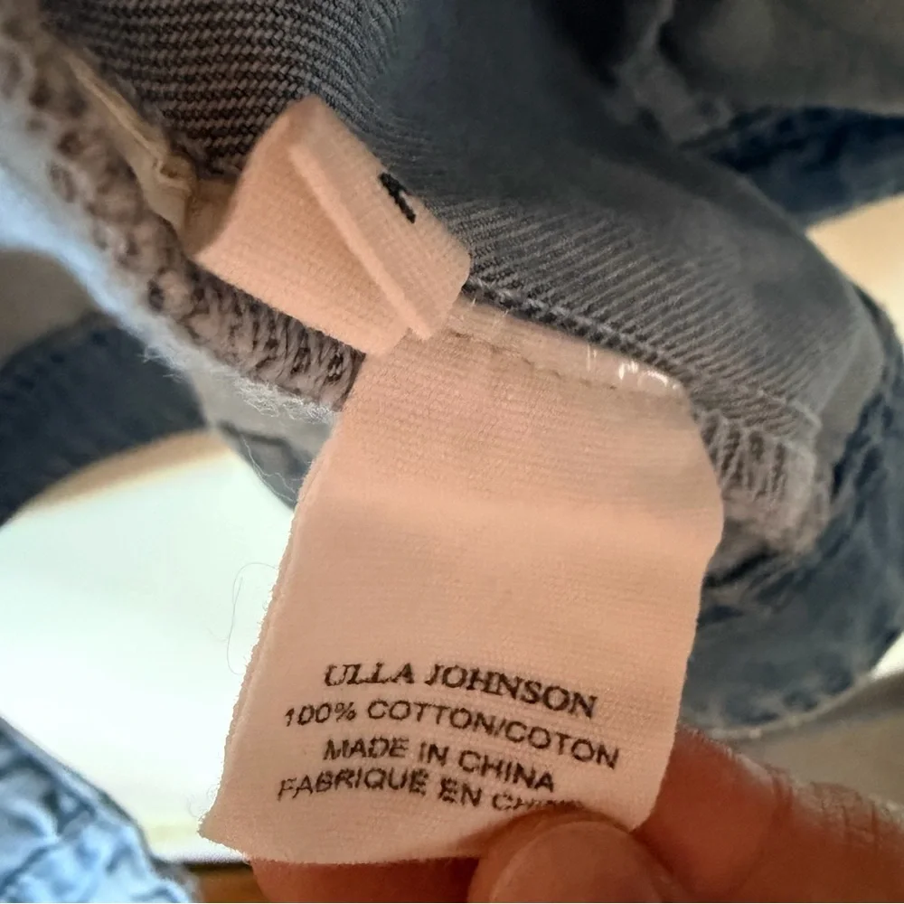 Ulla Johnson denim balloon sleeve shirt jacket size 2 - Picture 8 of 8